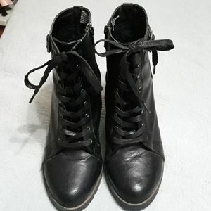 Torrid Combat style lace up Boots Sz 9.5